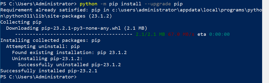 Updating Pip Package To The Latest Version In Python