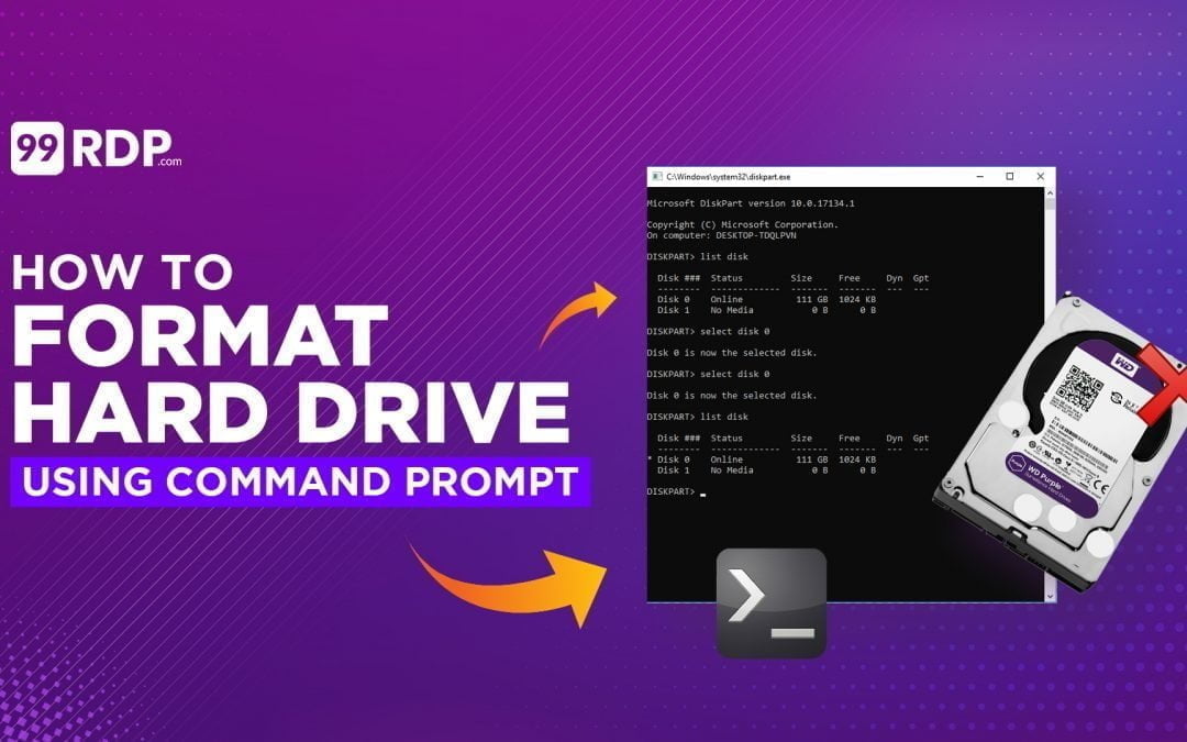 How to Format a Hard Drive Using the Command Prompt