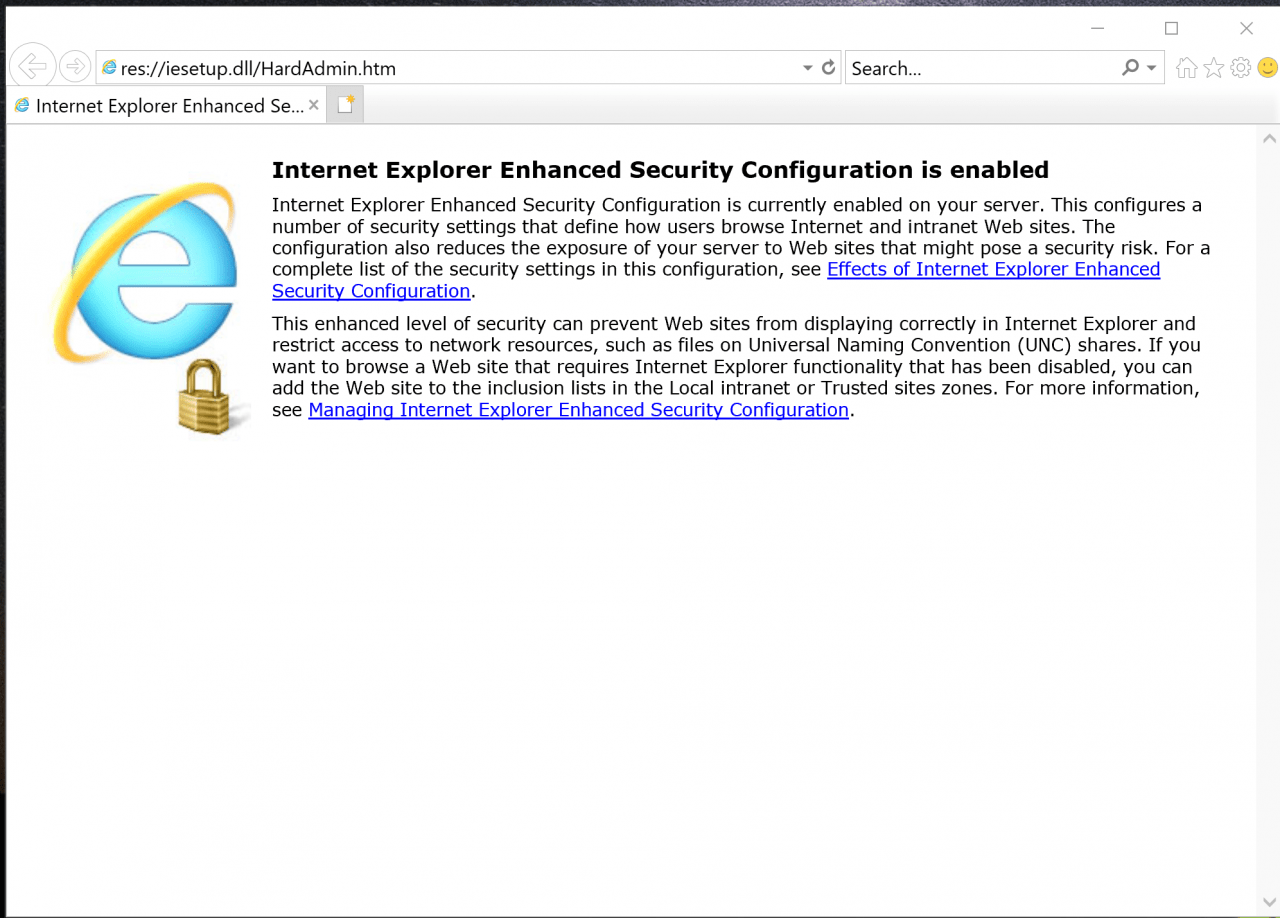 How To Disable Internet Explorer Enhanced Security Configuration In ...