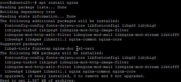 Install Nginx