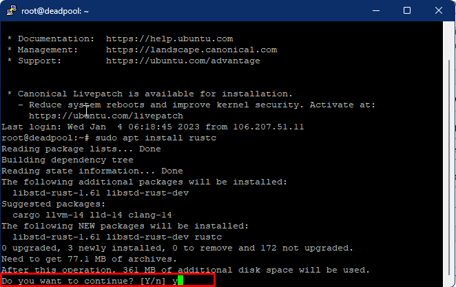 How To Install Rust On Ubuntu 18.04