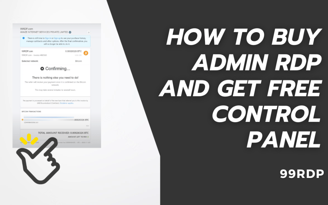 How to buy Admin RDP And Get Free Control Panel