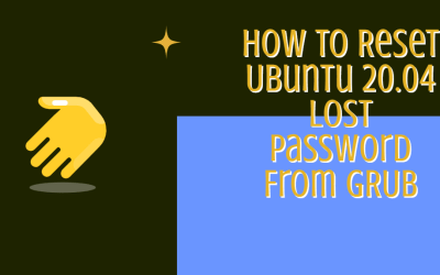 How To Reset Ubuntu 20.04 Lost Password From GRUB