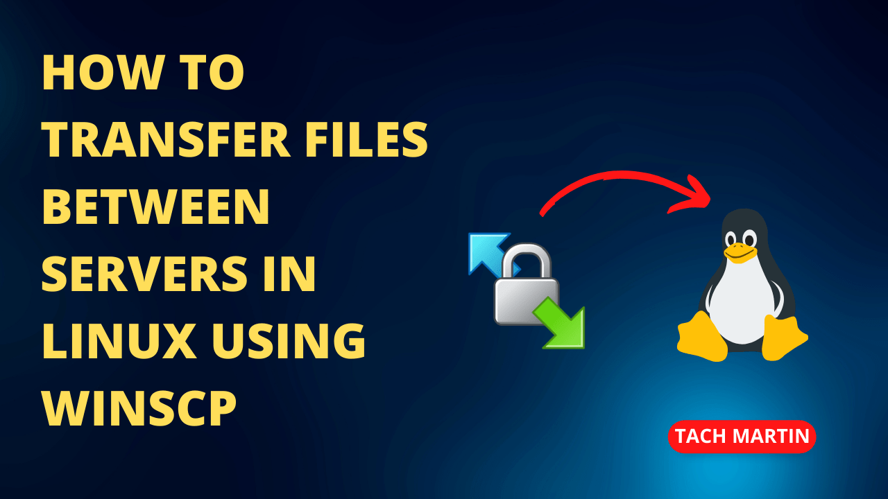 How To Transfer Files Between Servers In Linux Using WinSCP