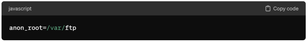 Restart vsftpd Service