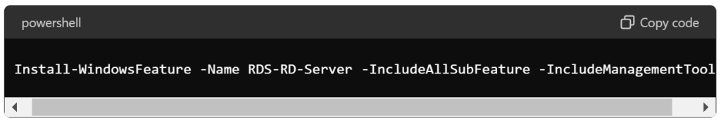 Install Remote Desktop Session Host Role