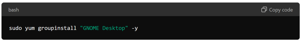 Install the GUI Packages