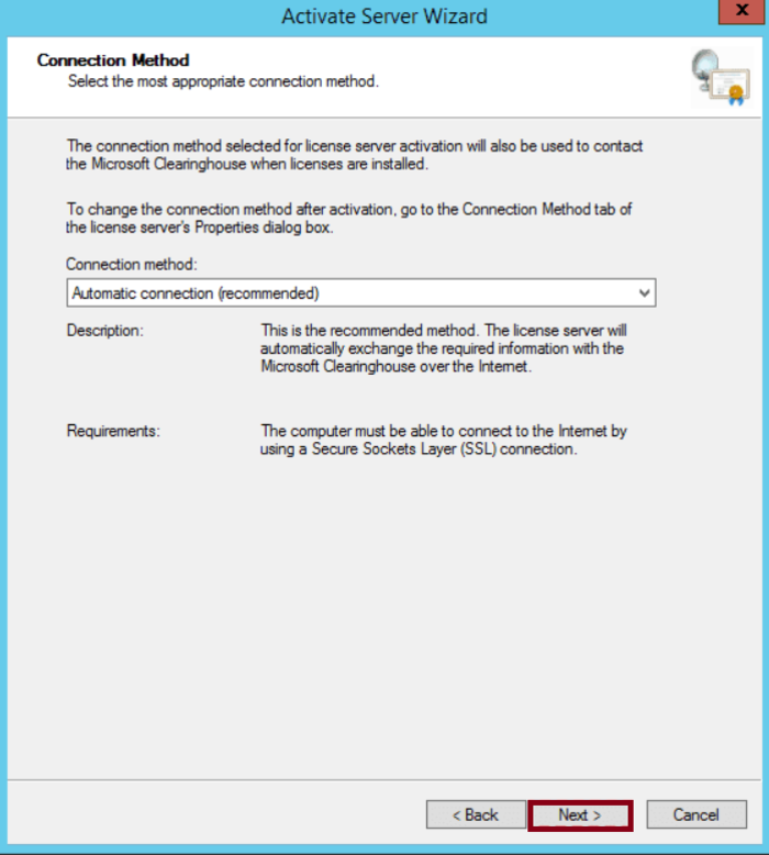 Remote desktop licence 