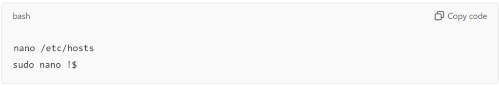 Reuse Last Command Arguments