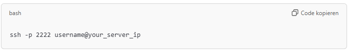 Test the New SSH Port