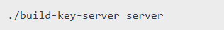 Generate the server certificate