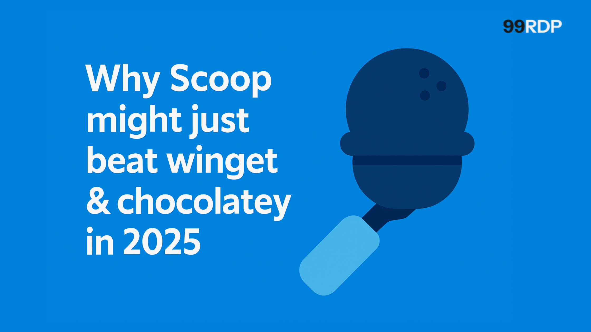 Scoop winget chocolatey 