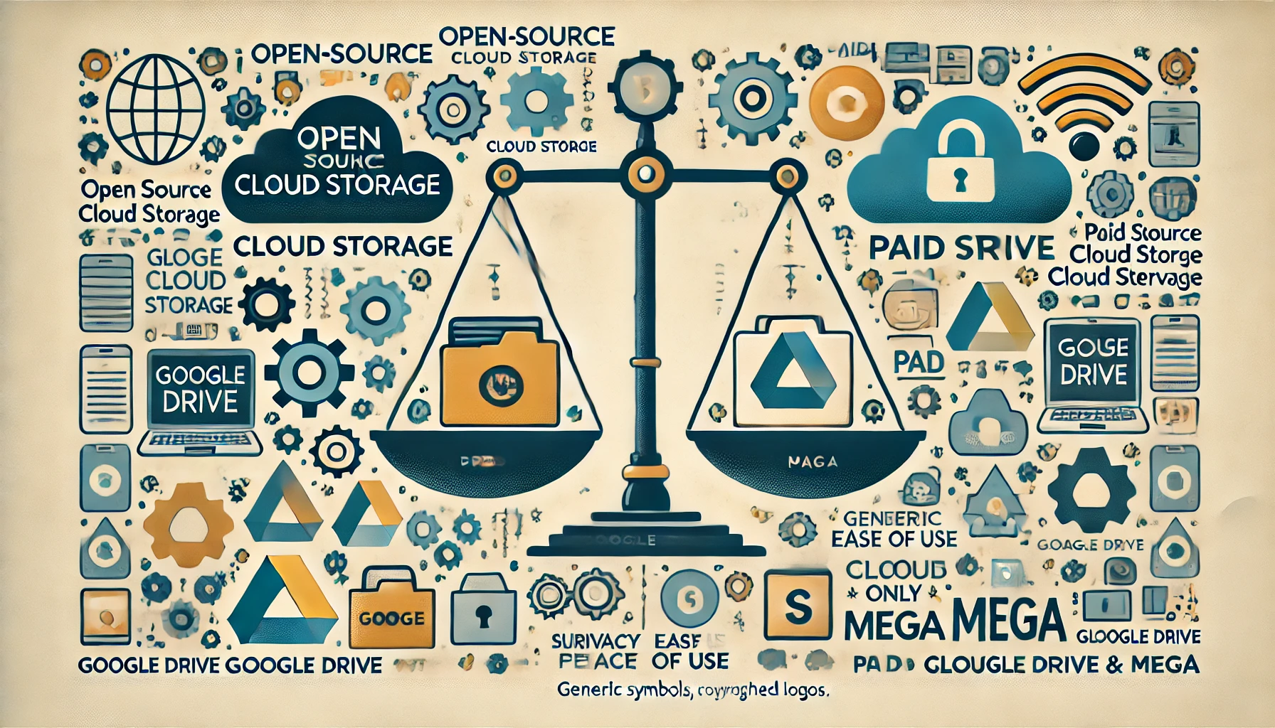 Open Source Cloud Storage vs Paid Services like Google Drive & MEGA