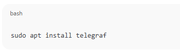 Install Telegraf (Agent to Collect Metrics)