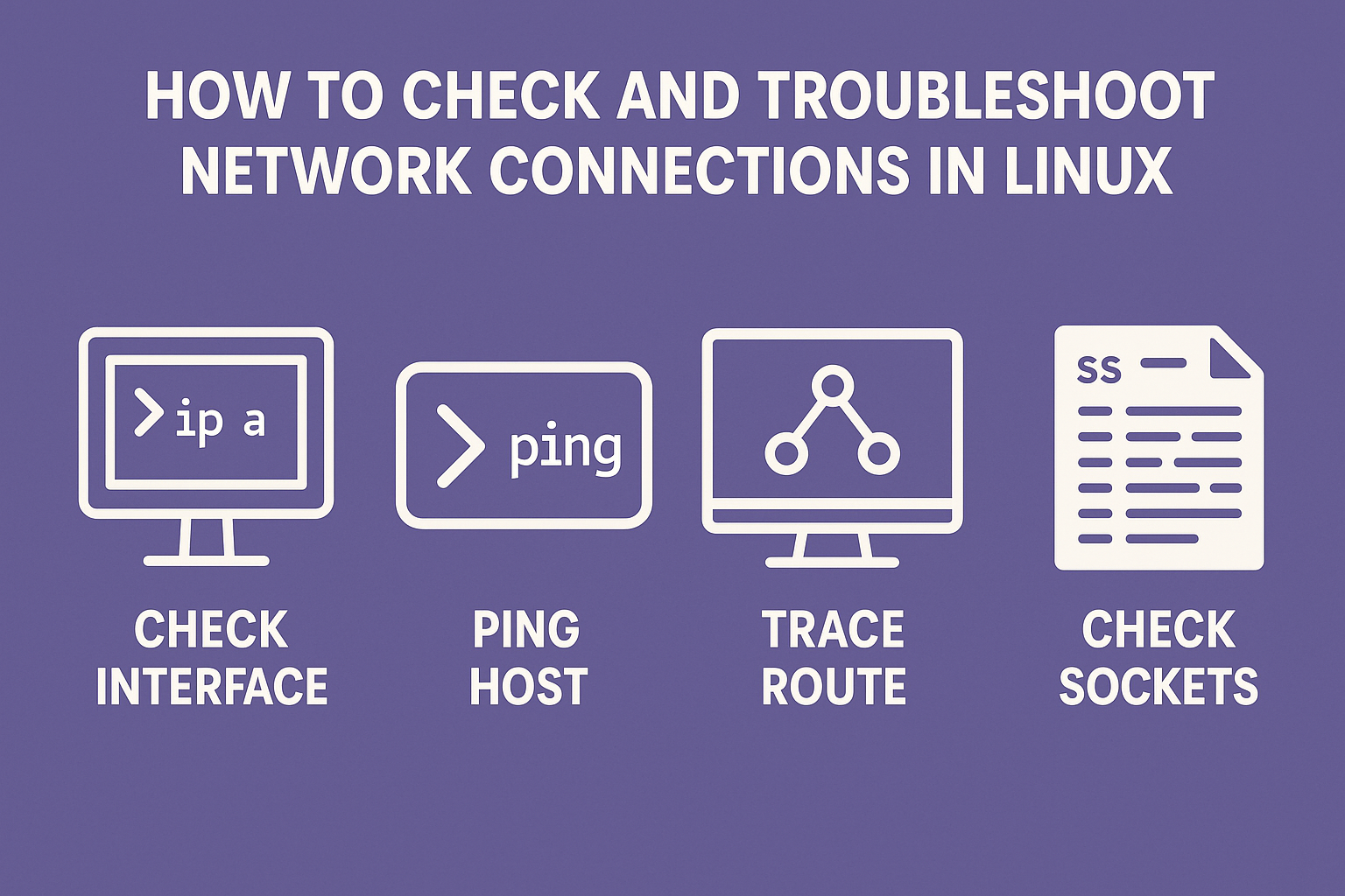How to Check and Troubleshoot Network Connections in Linux How to Check and Troubleshoot Network Connections in Linux