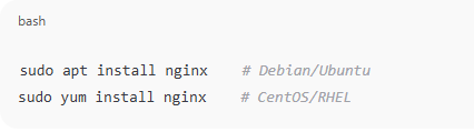 Install Nginx