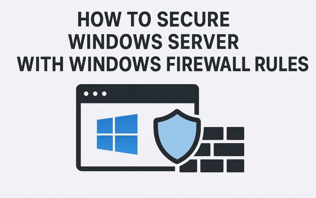 How to Secure Windows Server with Windows Firewall Rules