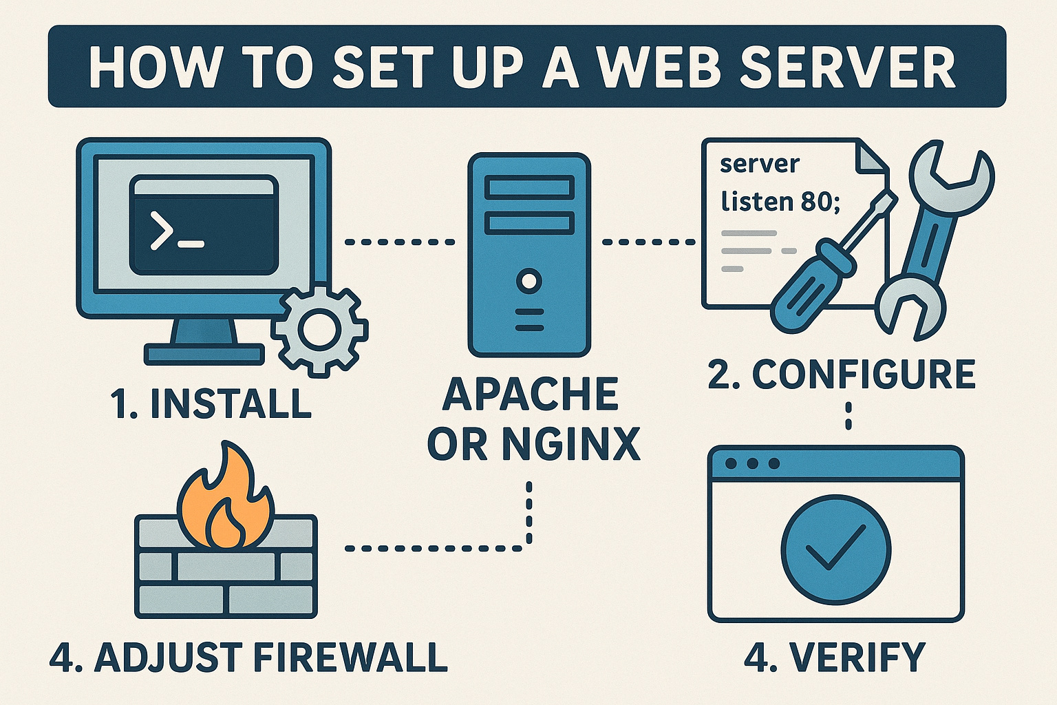 How to Set Up a Web Server (Apache or Nginx) How to Set Up a Web Server (Apache or Nginx)