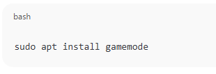 Install GameMode