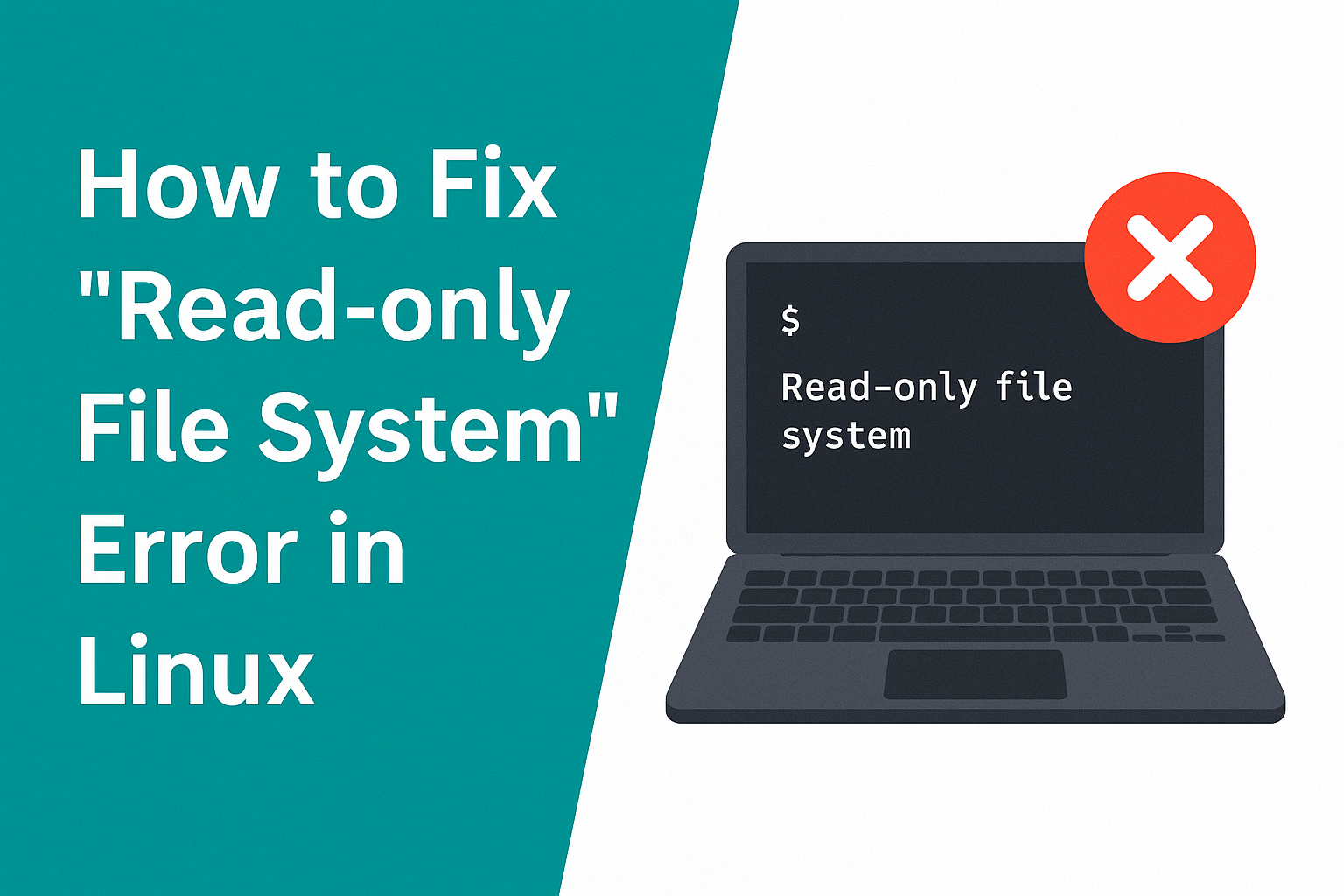 How to Fix “Read-only File System” Error in Linux How to Fix “Read-only File System” Error in Linux