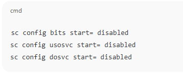 Disable Related Services