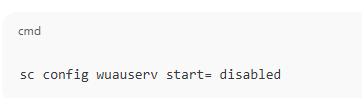 Disable the Service Permanently
