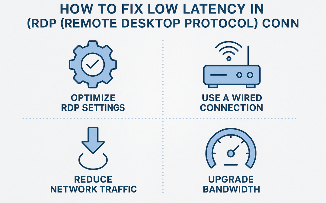 How to Fix Low Latency in RDP (Remote Desktop Protocol) Connections