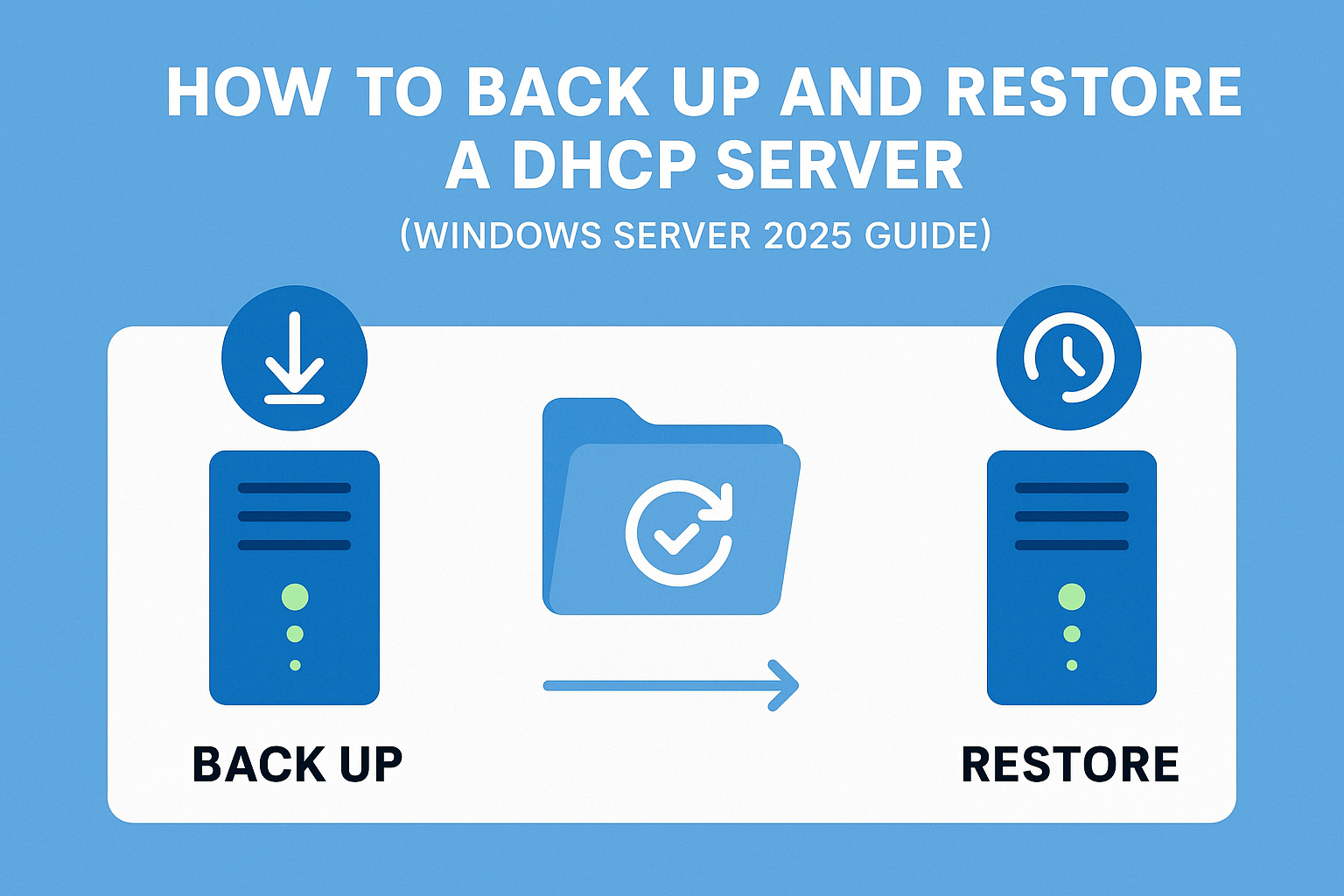 How to Back Up and Restore a DHCP Server (Windows Server 2025 Guide) How to Back Up and Restore a DHCP Server (Windows Server 2025 Guide)