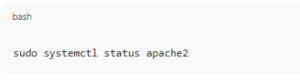 Check Apache Service Status
